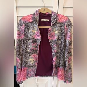 Chloe K Sequined Blazer | women Size XS
